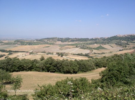 La route du Chianti paysage de Toscane