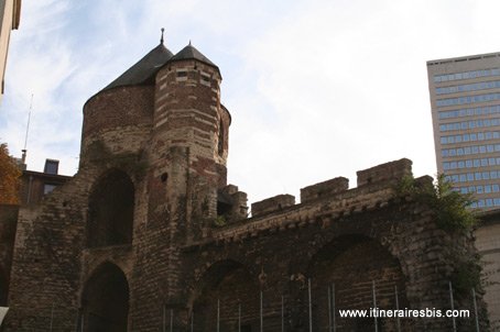Les anciens remparts de Bruxelles