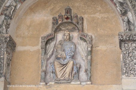 Statue polychrome Cathédrale de Reims