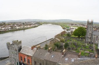 Château de Limerick et fleuve Shannon