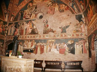 Basilique Saint Nicolas la chapelle et ses fresques