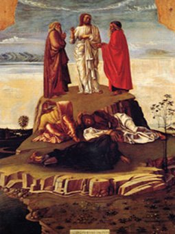 Giovanni Bellini (1434/39 - 1516) La trasfigurazione di Cristo (1453 - 1455)