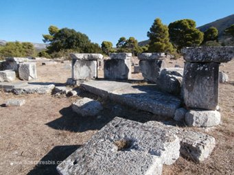 Visite du site archéologique d'Epidaure quelques vestiges