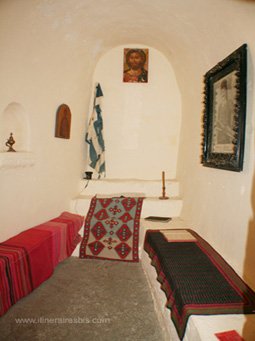 Monastère de Chrysoskalitissa cellule de moine