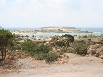 La plage de Elafonissi