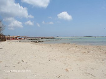 La plage de Elafonissi