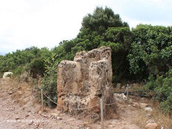 Site archéologique de Falassarna un ancien trône ?