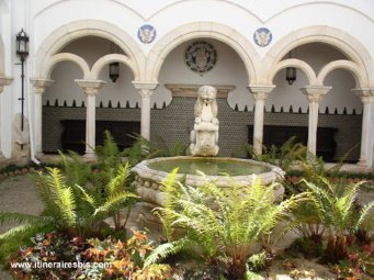 Le musée du Palacio dos Condes de Castro le patio, endroit calme et plein de fraicheur