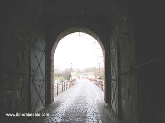 La porte de Belfort où se trouvait un pont-levis