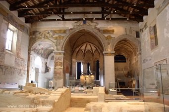 Visite de la ville de Ravenne, intérieur de l'église San Nicolo
