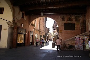 Visite de la ville de Ravenne, une des rues