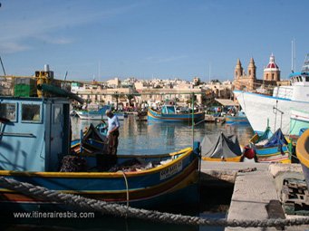 Petit port de pêche de Marsaxlokk à Malte