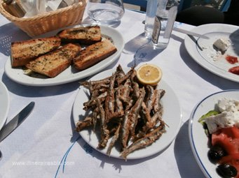 Taverne Lido Lagon Vouliagmeni sardines frites