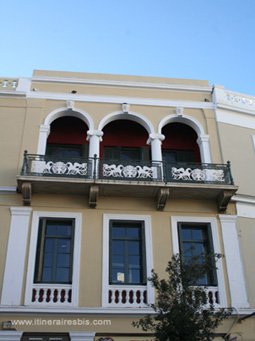 Façade d'une maison bourgeoise de Héraklion