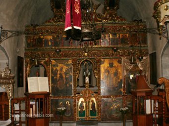 Le monastère de Vidiani intérieur