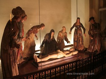 Eglise del Gesù sculptures polychromées