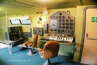 Foynes flying boat et maritime museum, poste du mécanicien et poste radio d'un hydravion