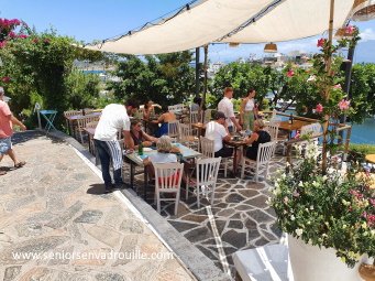 Restaurant Gioma Mezze l'une des terrasses