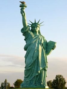 Statue de la Liberté crée à Colmar par Gustave Eiffel