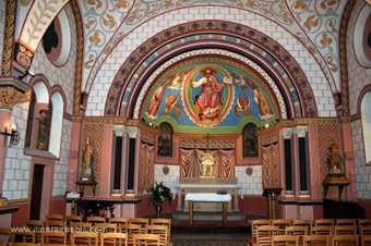 La nef de l'église d'Eghisheim
