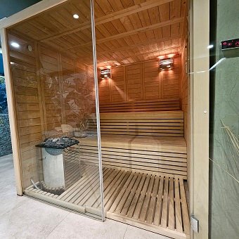 Le sauna du Nest Resort Hôtel Le sauna du Nest Hotel