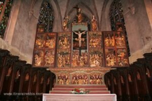 Retable du XVème siècle, église Sainte Croix de Kaysersberg