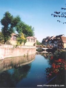 Les bords de la "Petite Venise à Colmar