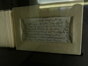 Manuscrit de Rossini