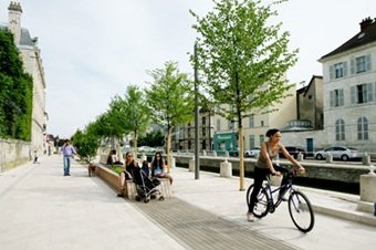 Quai et vélos, Troyes